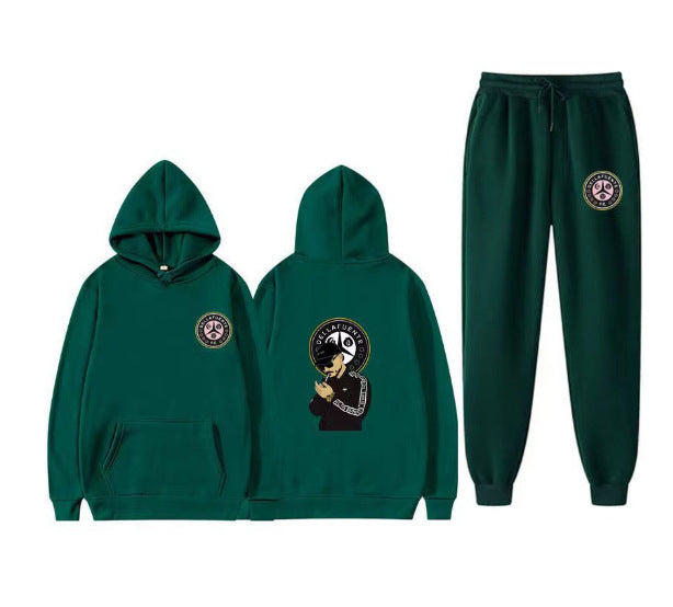 Damen Pullover Set mit Jogginghose und einzigartigem Druck