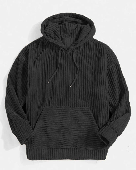 Damen Kapuzenpullover Rippdesign Norvielle