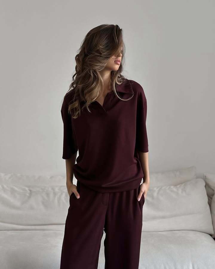 Damen Jumpsuit mit Kragen Norvielle