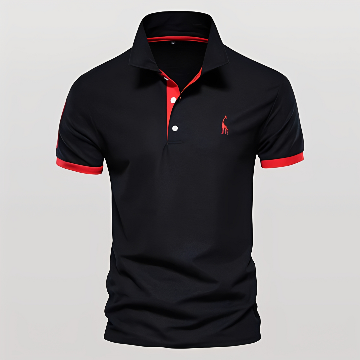 Herren Polo-Shirt Trendig Kurzarm Weiss