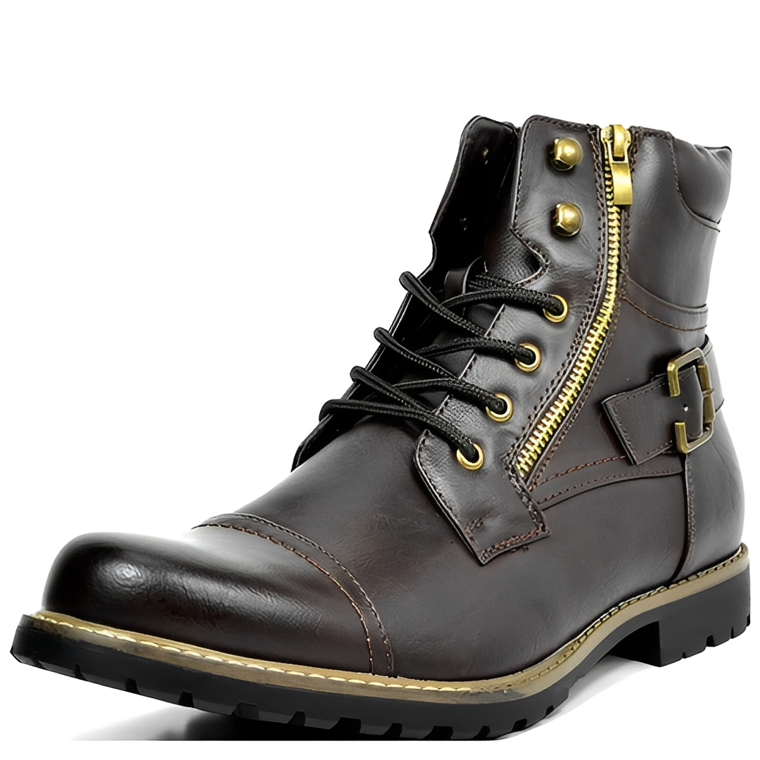 Herren Stiefel Reißverschluss Robust