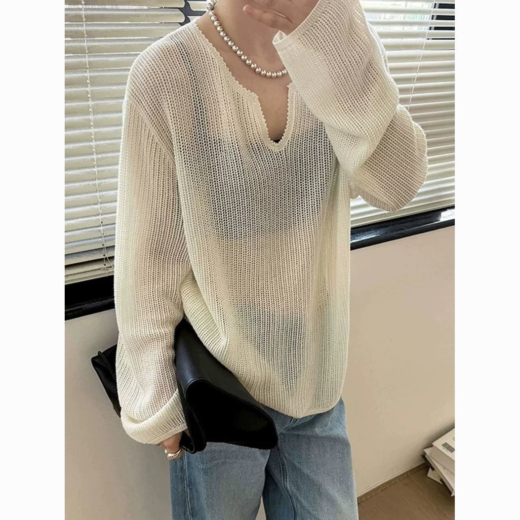 Damen Pullover V-Ausschnitt Lässig Norvielle