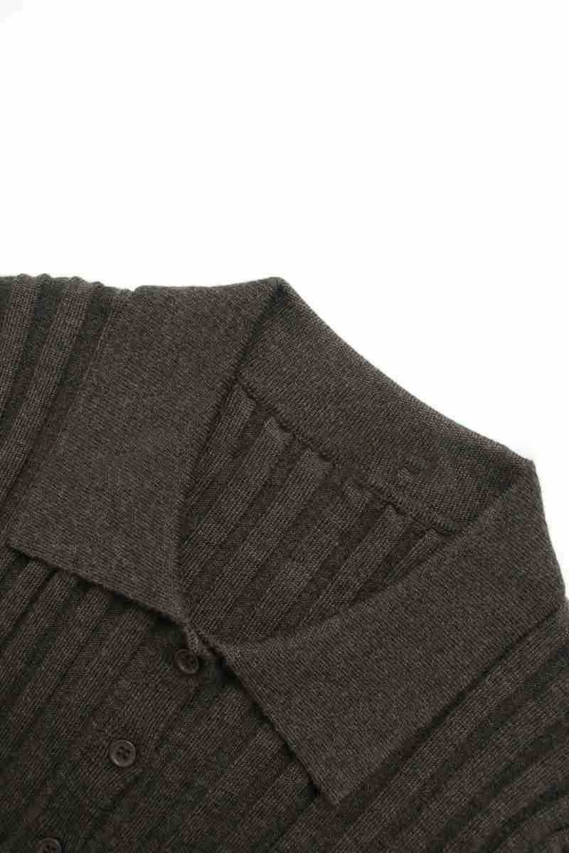 Damen Rippstrickhemden Slim Fit Norvielle