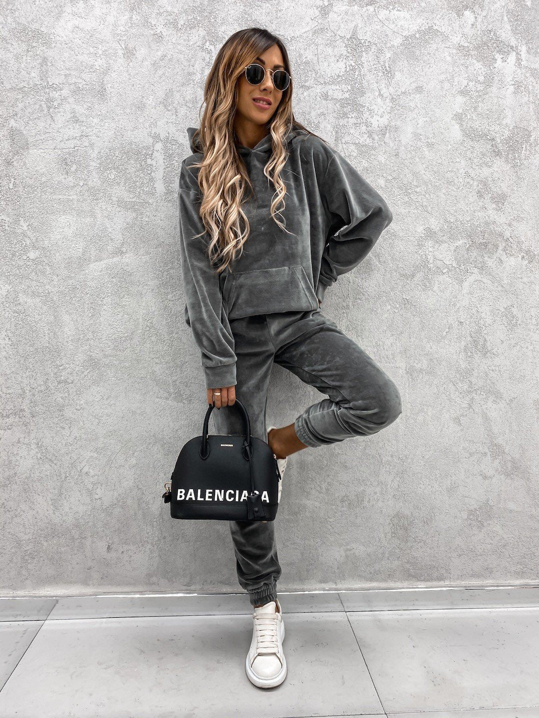 Damen Fleece-Hoodie Kuschelig Lässig Norvielle