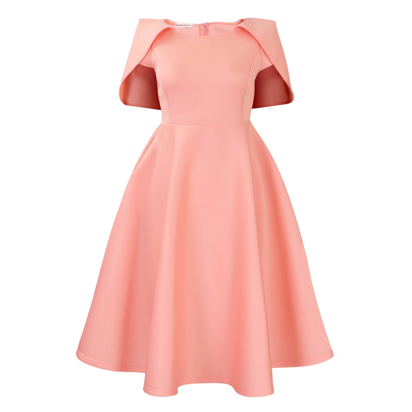 Damen Abendkleid mit Cape Dramatischer Effekt