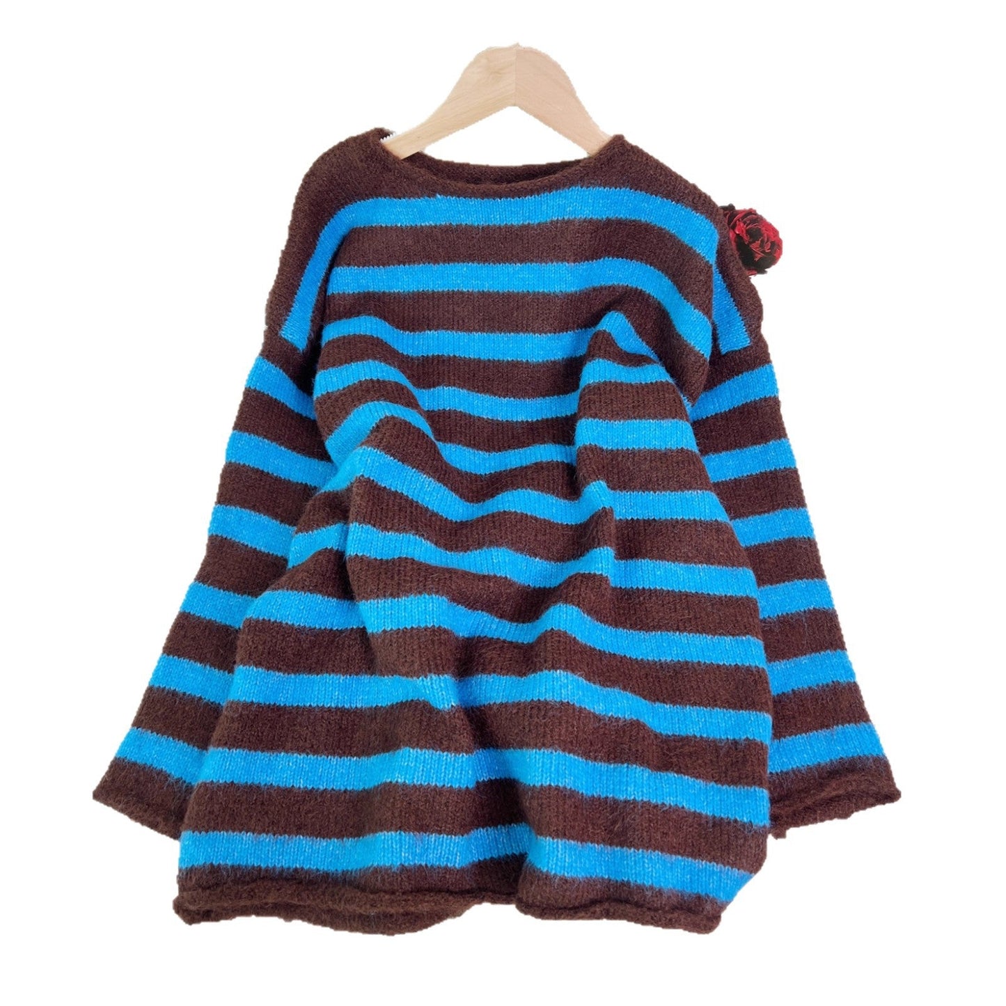 Damen Streifenpullover aus Norwoll mit modernem Design