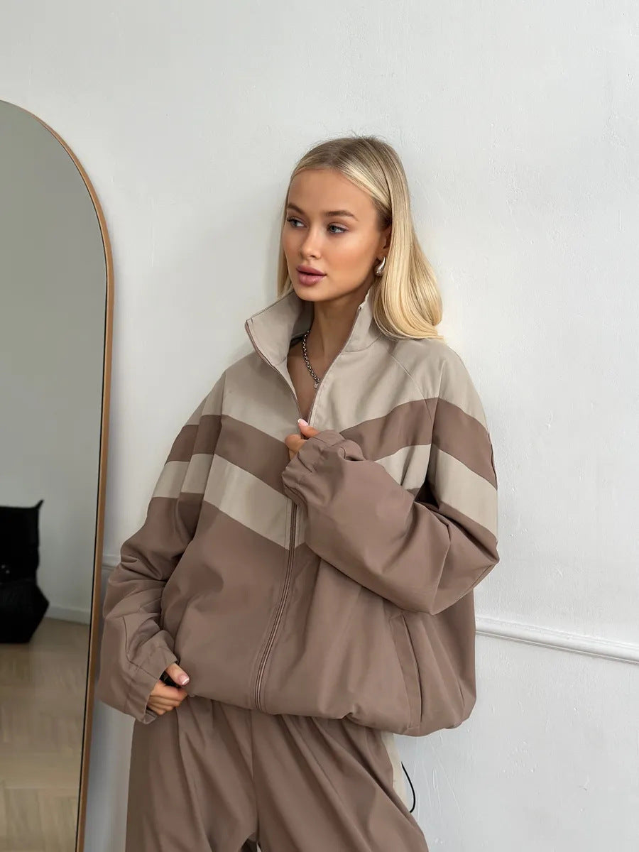 Damen Steppjacke Hochkragen Modern Norvielle