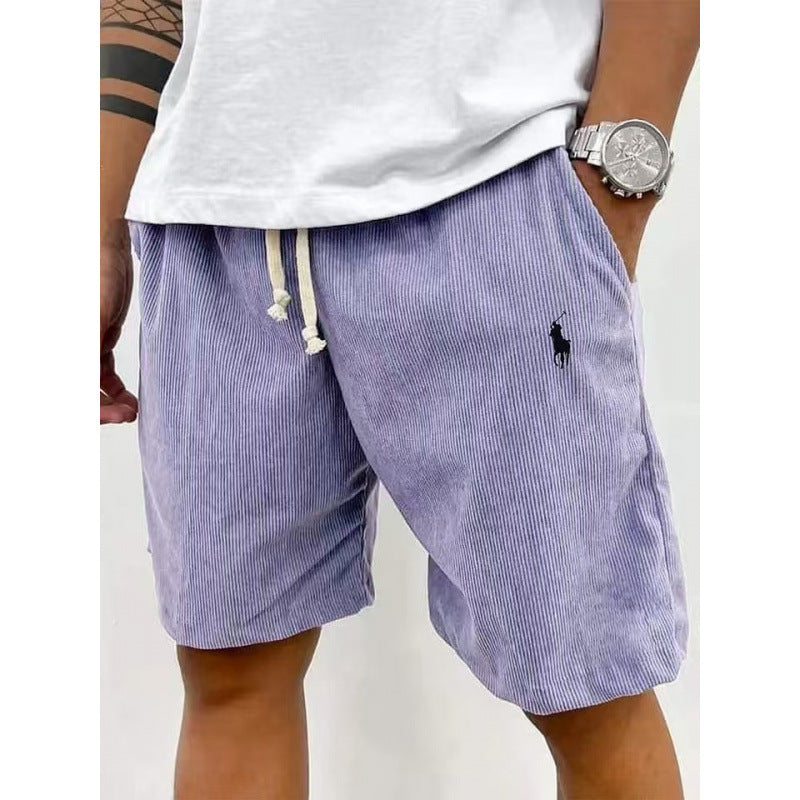 Herren Freizeithose Weiches Baumwoll-Mix Gummizug