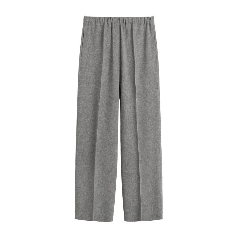 Damen Chiffon-Hose Weit Elastischer Bund Norvielle