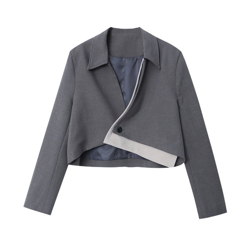 Damen Cropped Blazer Jacke Norvielle Stilvoll