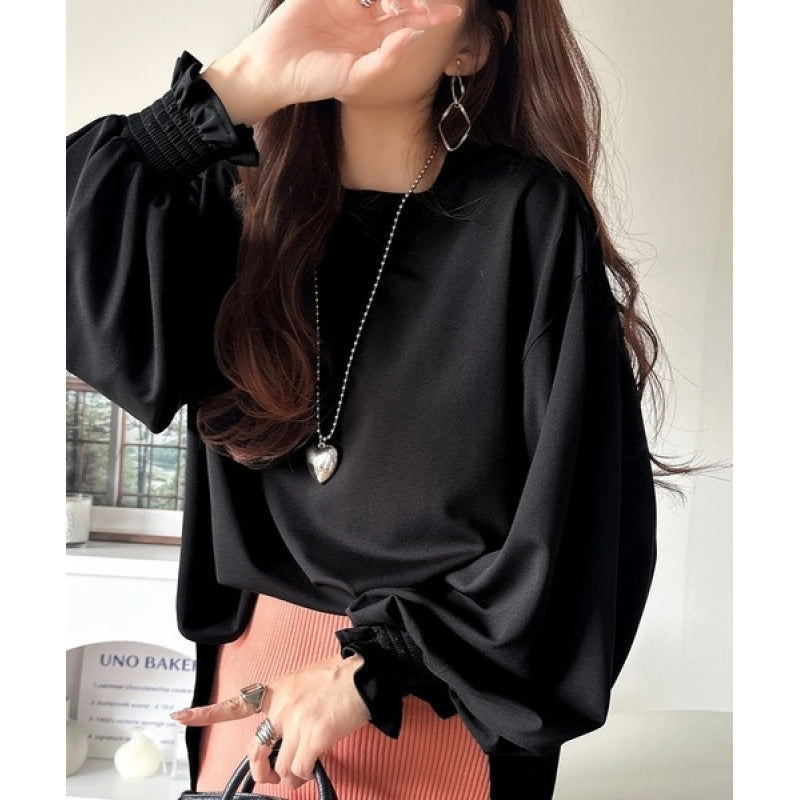 Damen Oversized Sweatshirt Großes Sweatshirt Norvielle