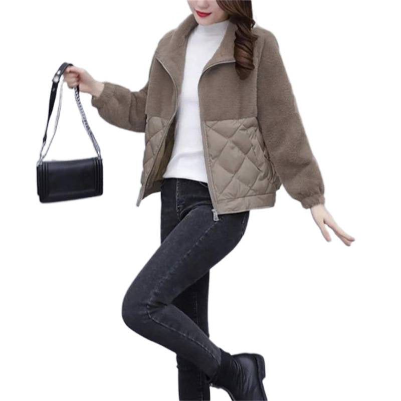 Damen Fleecejacke Steppdetail Elegante Bündchen Norvielle