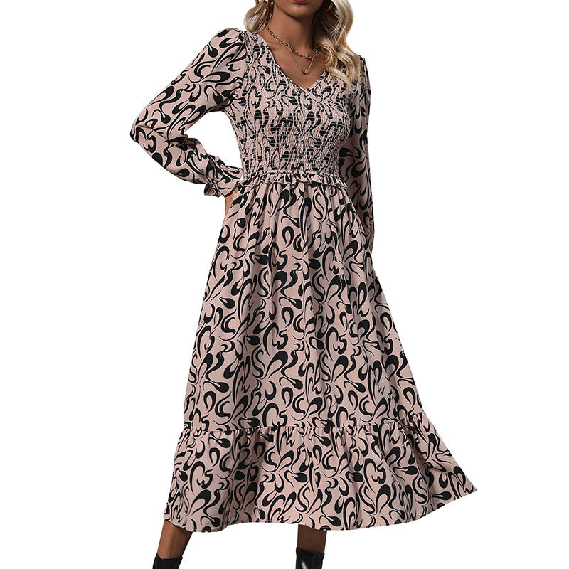 Damen Maxikleid Elastisch Norvielle