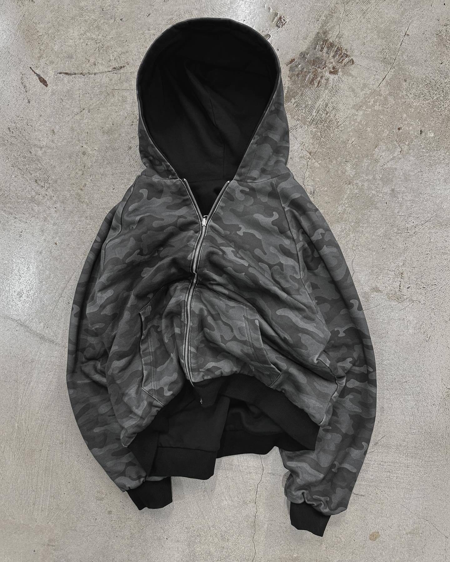 Damen Kapuzenjacke Camouflage-Design Norvielle