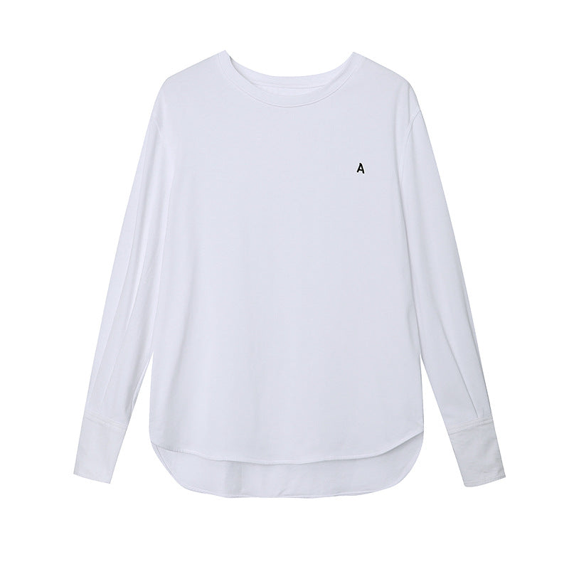 Damen Langarmshirt Elegantes Design Weite Manschetten Norvielle