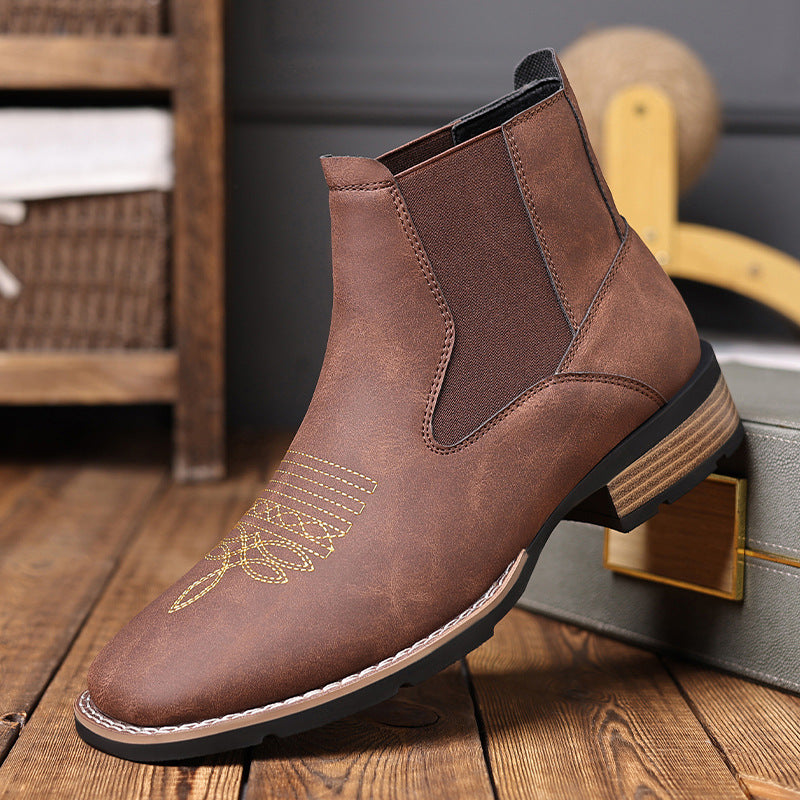 Clara Unisex Cowboy-Stiefel Leder
