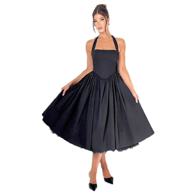 Damen Abendkleid Schulterfrei Voluminöser Rock Norvielle