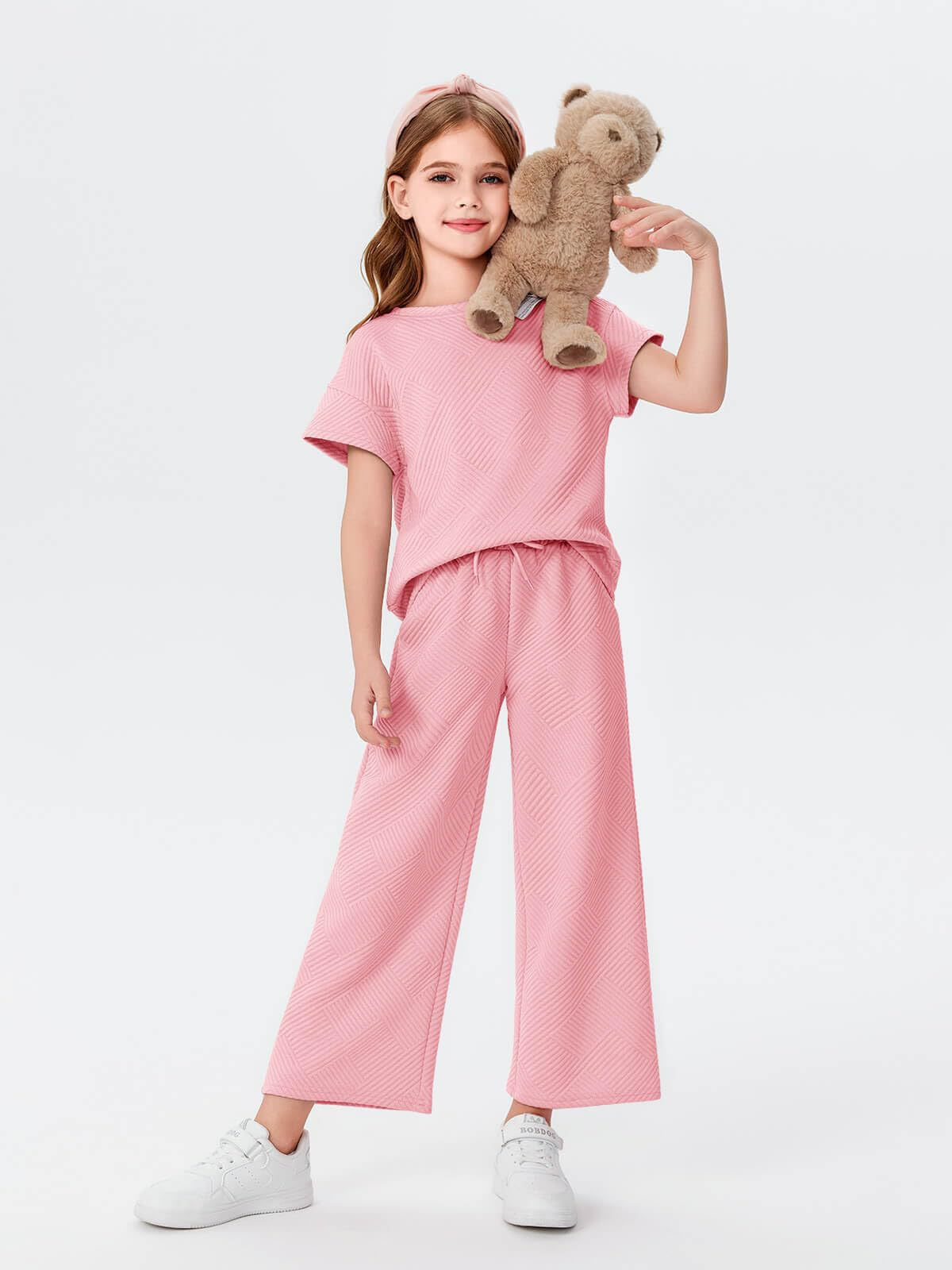 Damen Schlafanzug-Set Weites Oberteil Lockere Hosen Norvielle