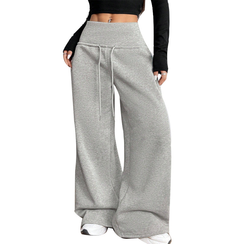 Damen Freizeithose Elastischer Bund Weit Bequem