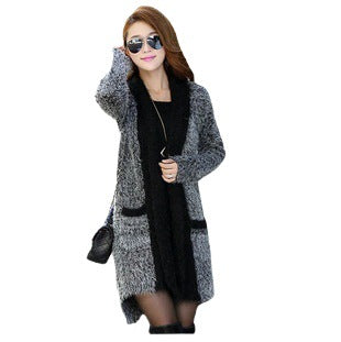 Damen Cardigan Flauschig Lässig Mit Taschen Norvielle