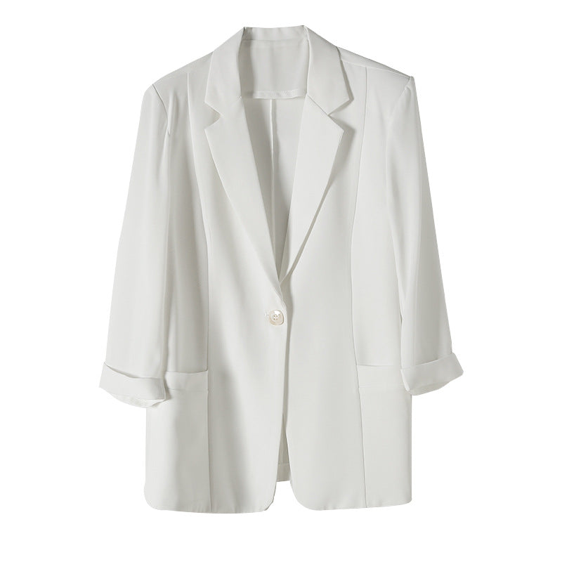 Damen Oversized-Jacke Längsärmelig Norvielle