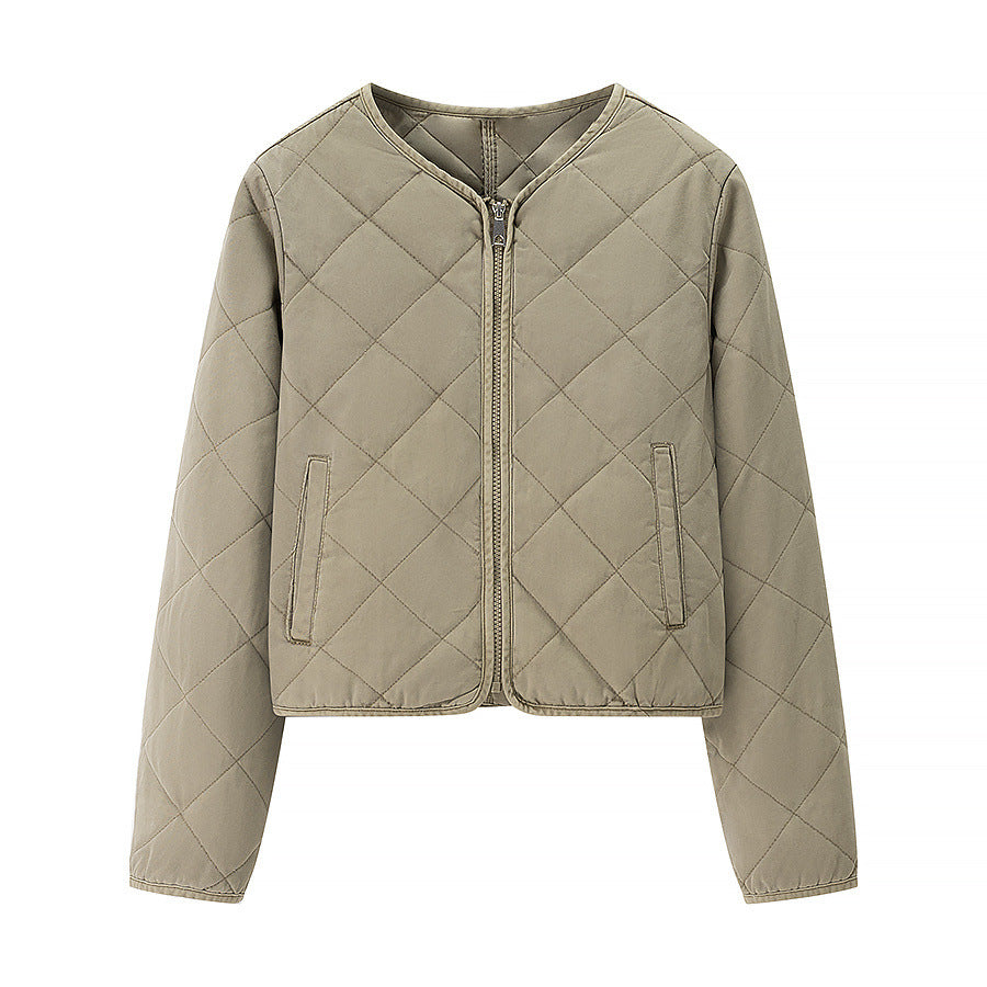 Damen Steppjacke Praktische Taschen Moderner Schnitt Norvielle