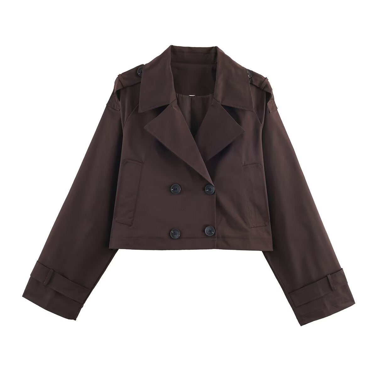 Damen Trenchcoatjacke Kurz Norvielle