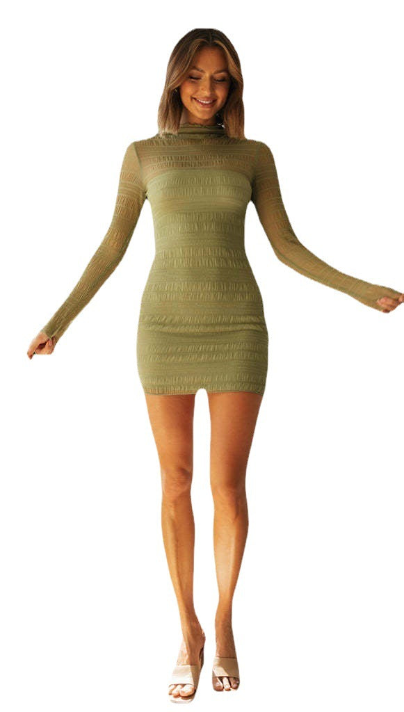 Damen Kleid Raffungen Norvielle