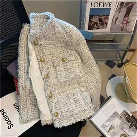 Damen Tweedjacke Norvielle mit Goldknöpfen