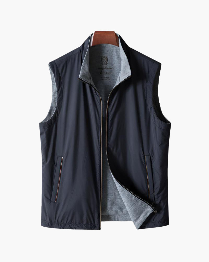 Schlank geschnittene Damen Bodywarmer e Zip Weste
