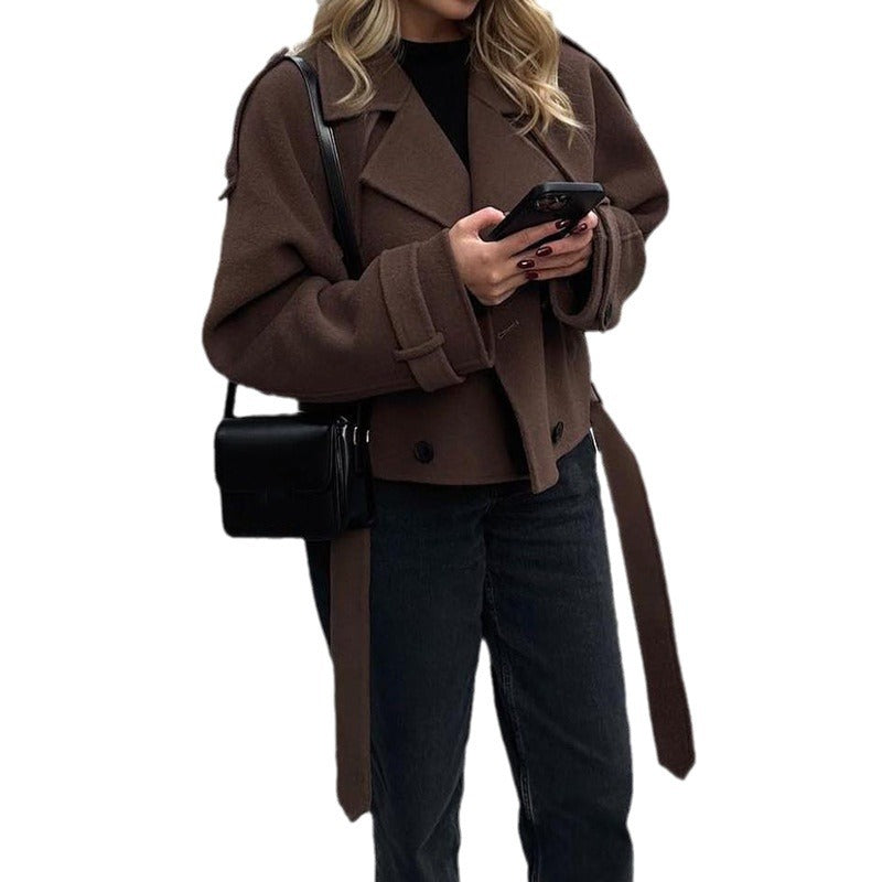 Damen Oversized Wintermantel Norvielle