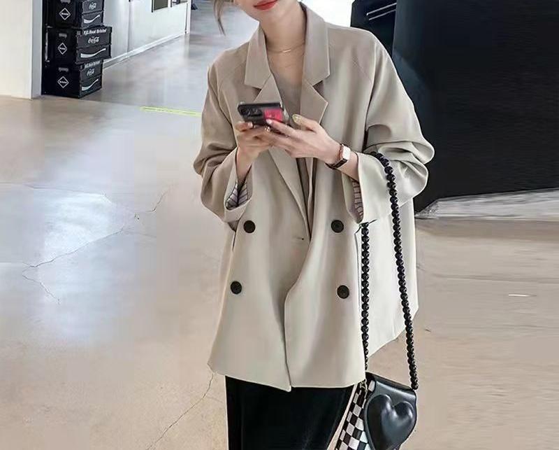 Damen Oversize Blazer Strukturiert Norvielle