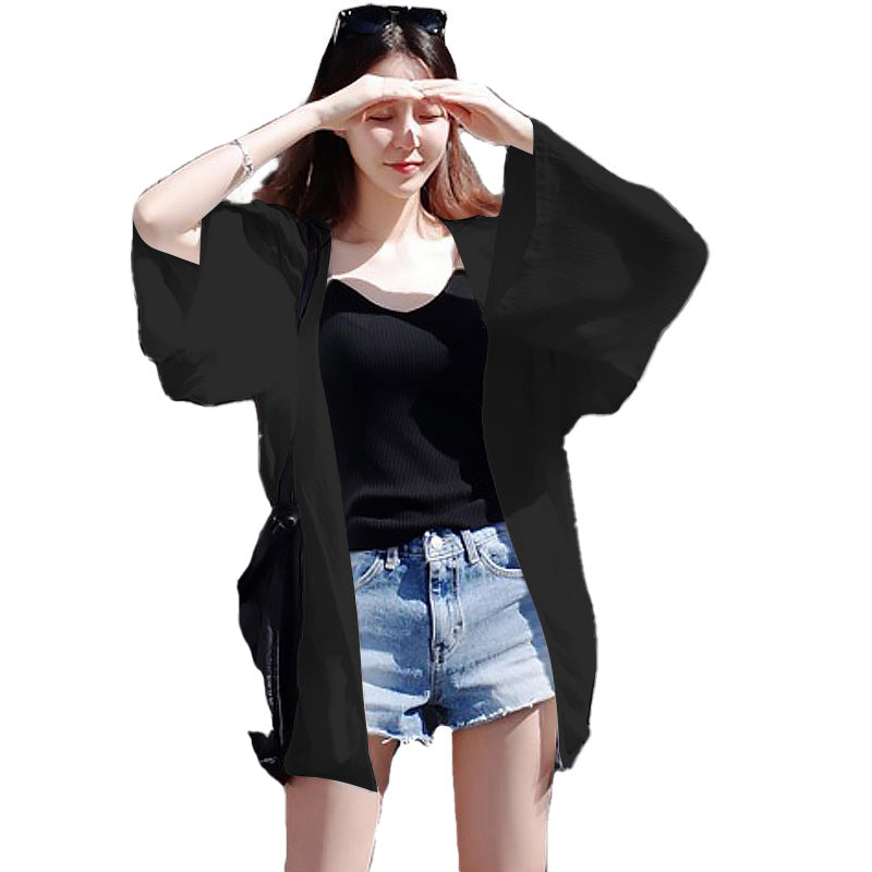 Damen Kimonojacke Elegantes Design Lockerer Schnitt