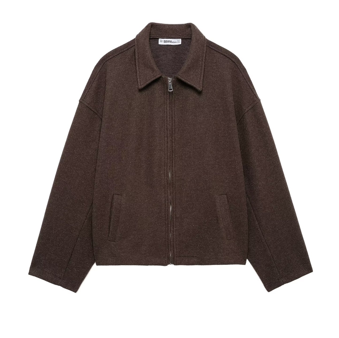 Damen Wolljacke Lässig Norvielle