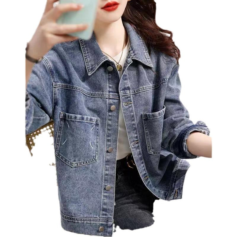 Damen Oversized Jeansjacke Norvielle