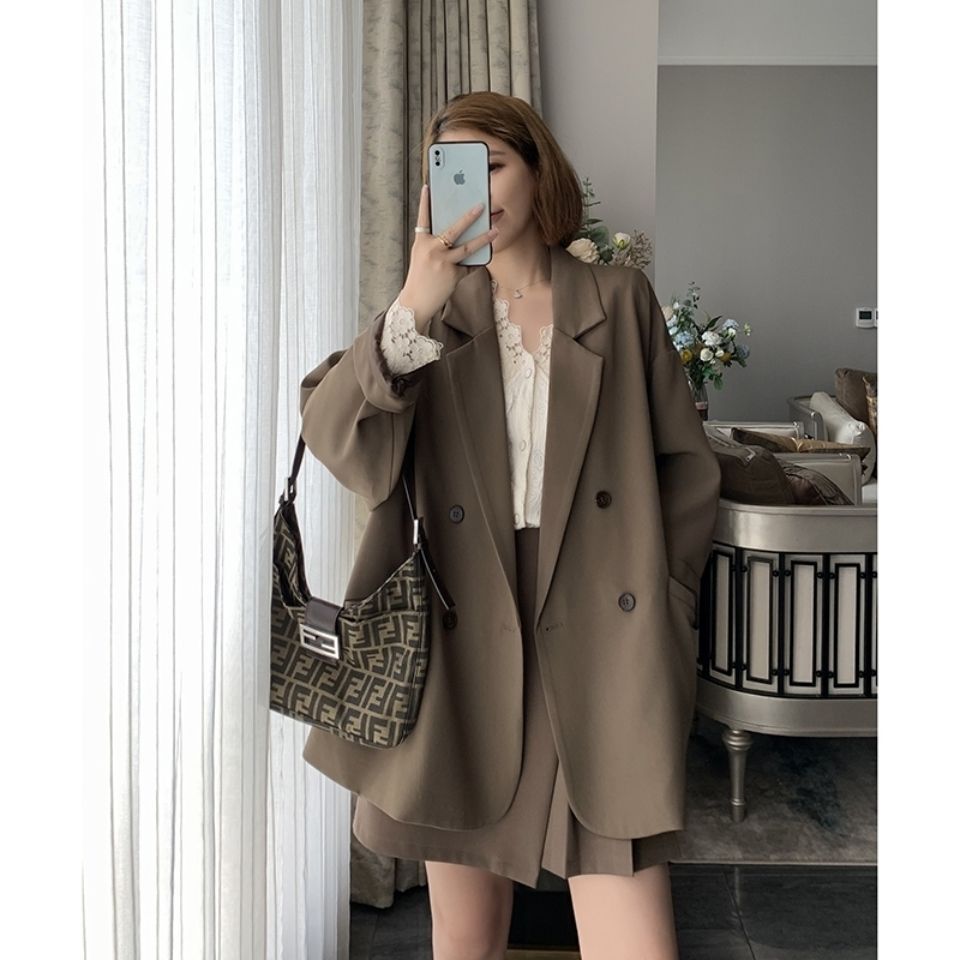 Damen Oversized Jacke Elegantes Design