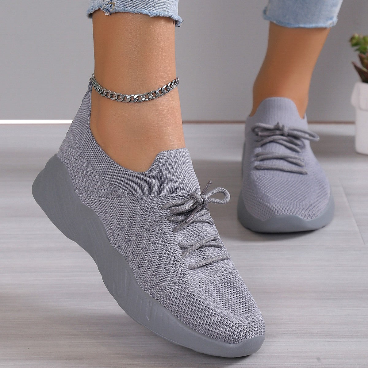 Damen Sportschuhe Atmungsaktives Obermaterial Flexibel