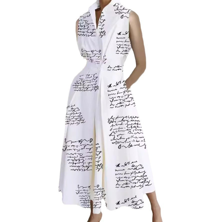 Damen Midi-Kleid V-Ausschnitt Taschen Norvielle