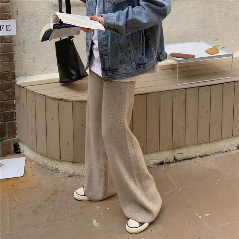 Damen Rippenstrickjacke Stehkragen Kuschelig Norvielle