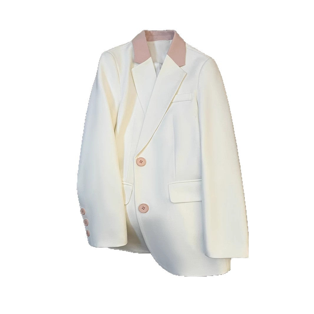 Damen Blazer Kontrastkragen Norvielle