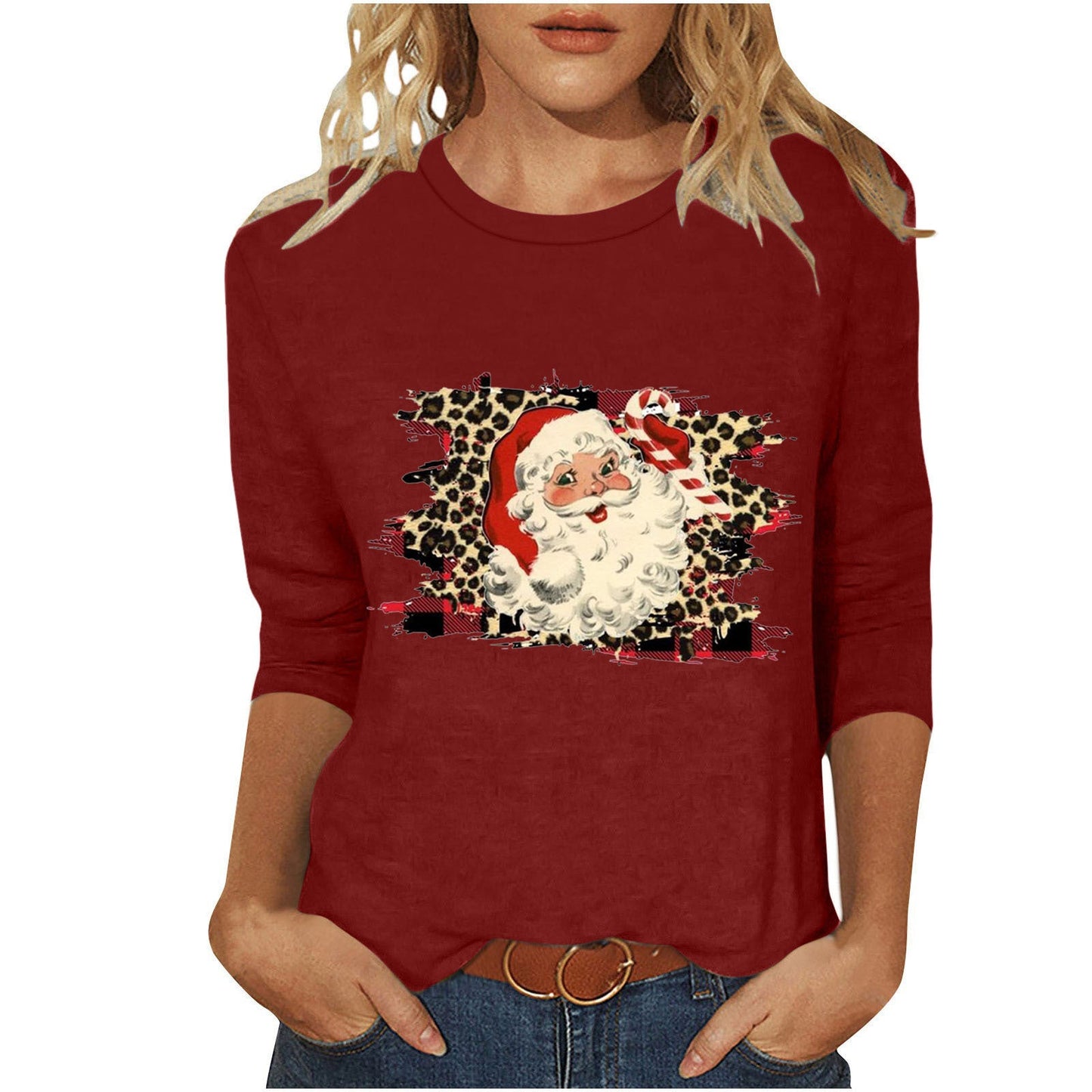 Damen Sweatshirt Weihnachtsmotiv Norvielle