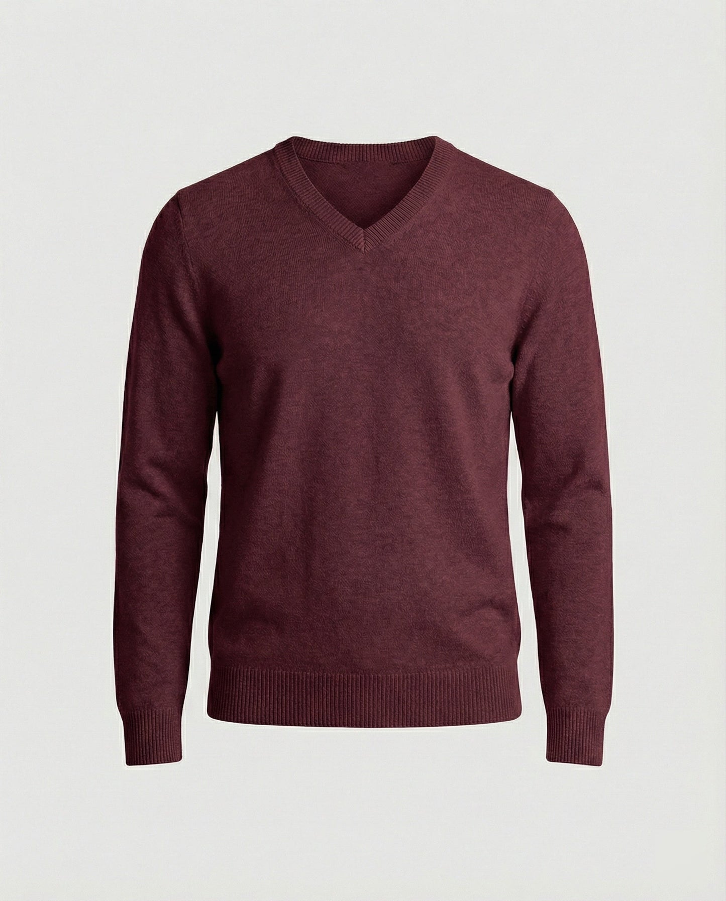 Damen V-Ausschnitt Pullover Baumwoll