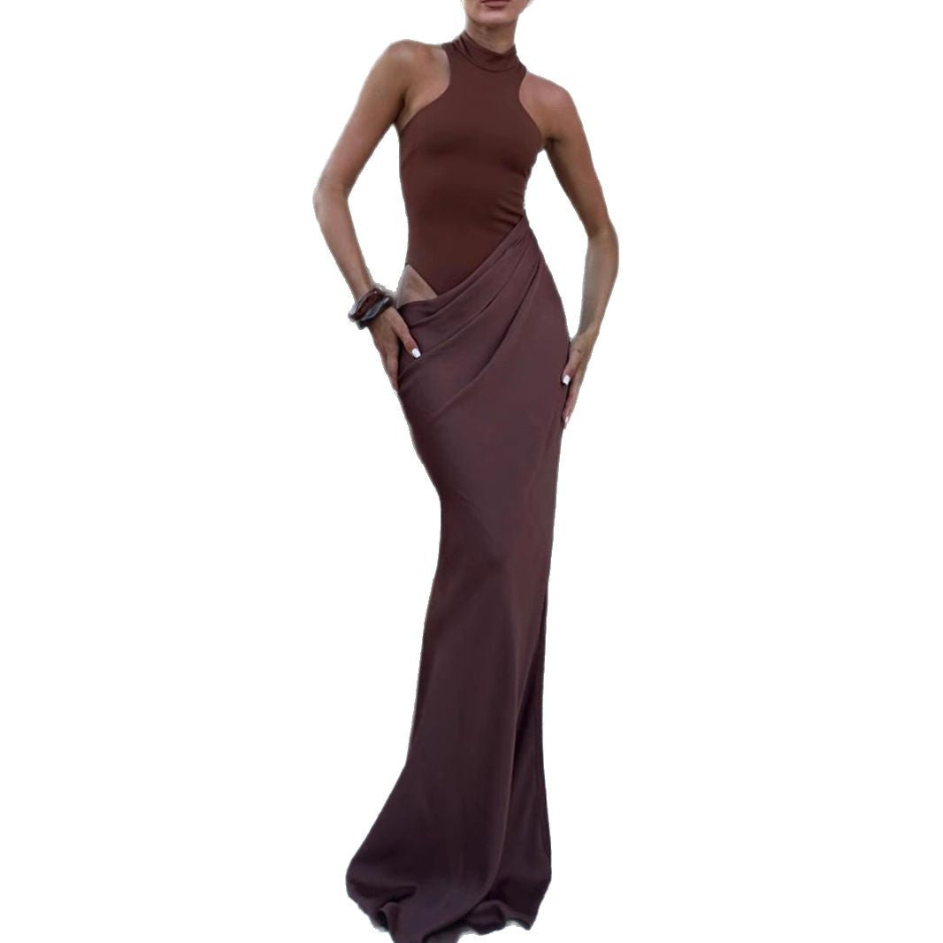 Damen Maxi-Kleid Modischer Schnitt Norvielle