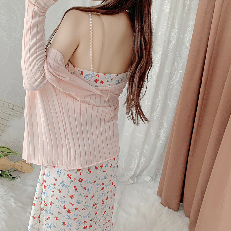 Damen Off-Shoulder Rippstrickdetails Norvielle