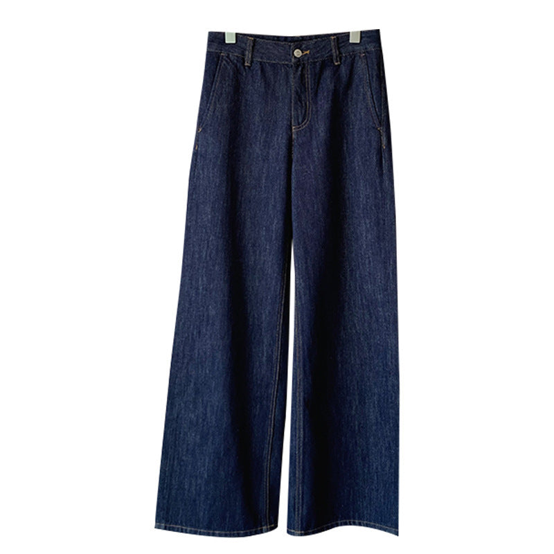 Damen Weite Jeans Lockerschnitt Norvielle