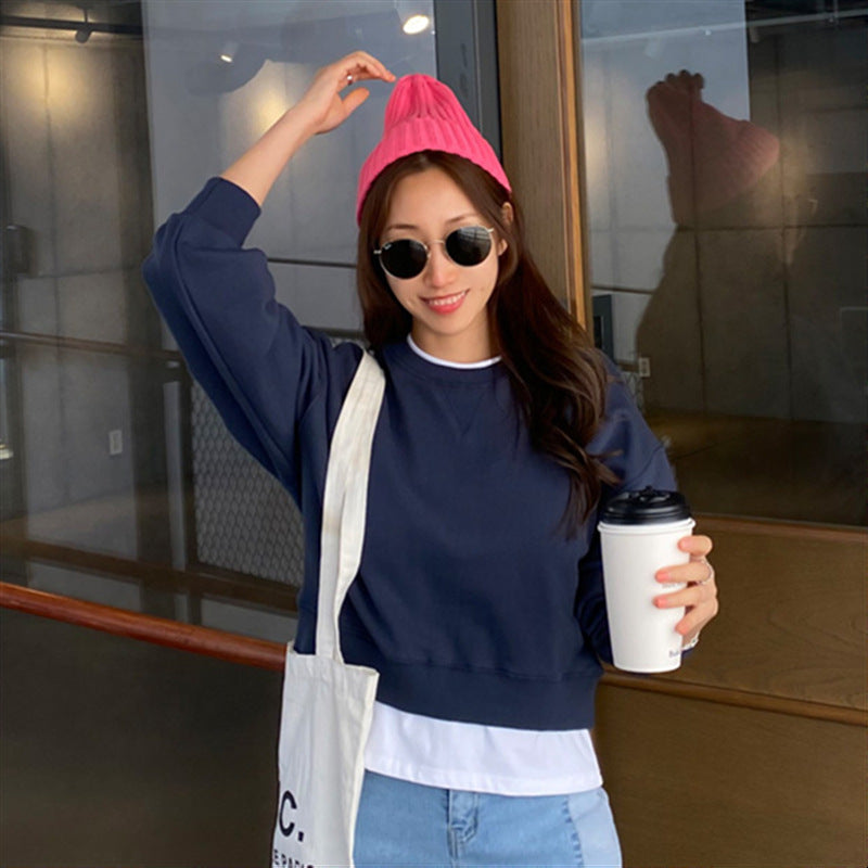 Damen Sweatshirt Lässiger Schnitt Norvielle