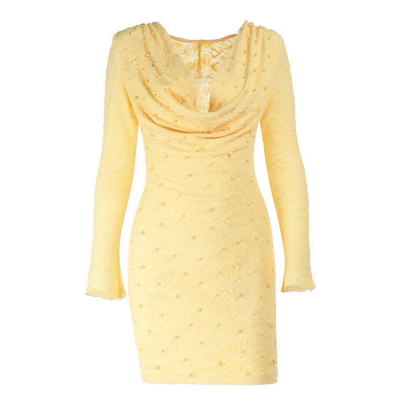 Damen Minikleid mit V-Ausschnitt und Cut-Out
