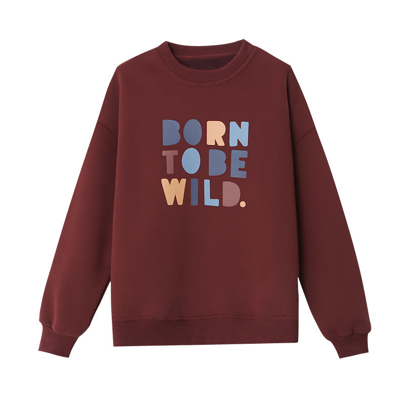 Damen Sweatshirt Bunter Grafikdruck Lässiger Schnitt Norvielle