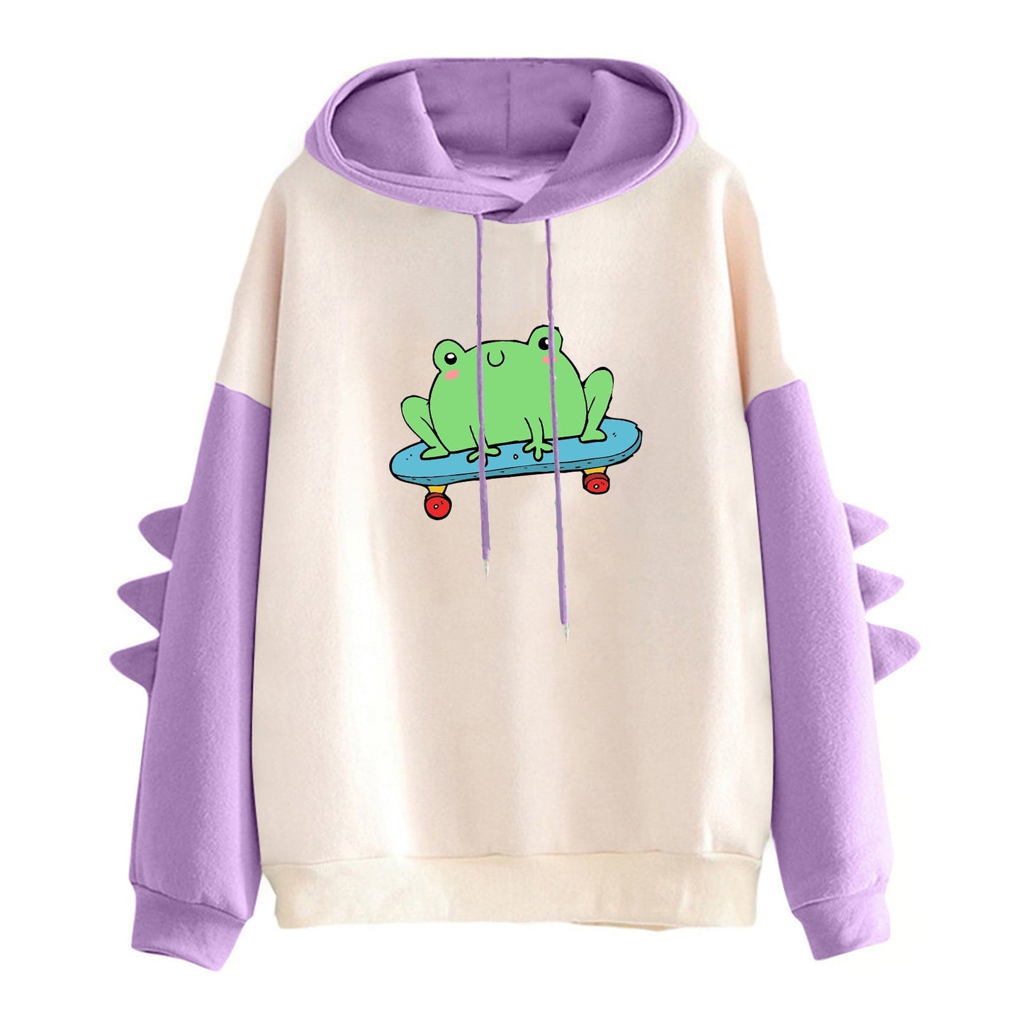 Damen Hoodie Froschmotiv Norvielle