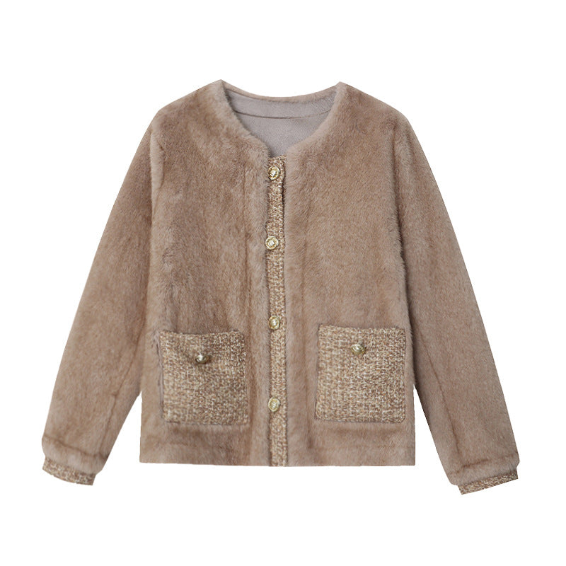 Damen Strickjacke Kuschelig mit Knöpfen und Taschen Norvielle